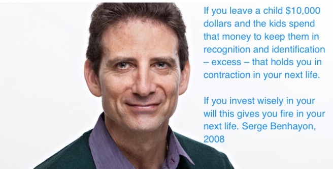 Investing in your will with cult leader Serge Benhayon 